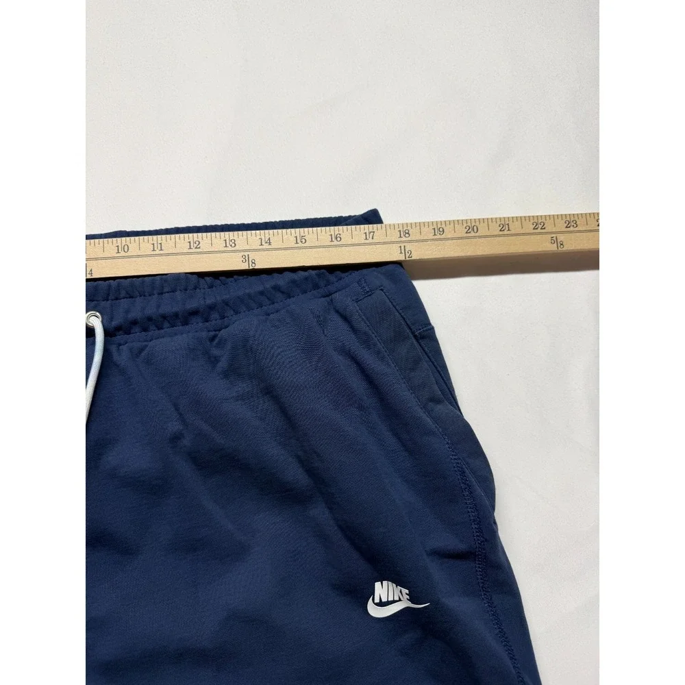 Nike Sportswear Club Jogger Pants Men XL Navy Blue Cotton Tapered Leg Athleisure